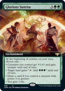 Glorious Sunrise (Extended Art) (388) [Innistrad: Crimson Vow] [Extended Art]