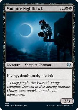Vampire Nighthawk (140) [Crimson Vow Commander]