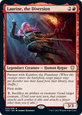 Laurine, the Diversion (25) [Crimson Vow Commander]