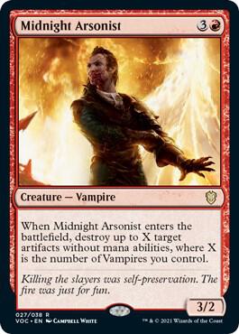 Midnight Arsonist (27) [Crimson Vow Commander]