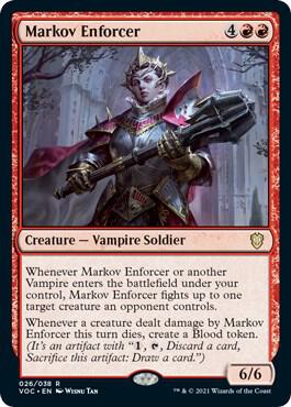 Markov Enforcer (26) [Crimson Vow Commander]