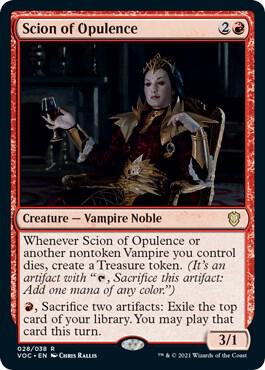 Scion of Opulence (28) [Crimson Vow Commander]