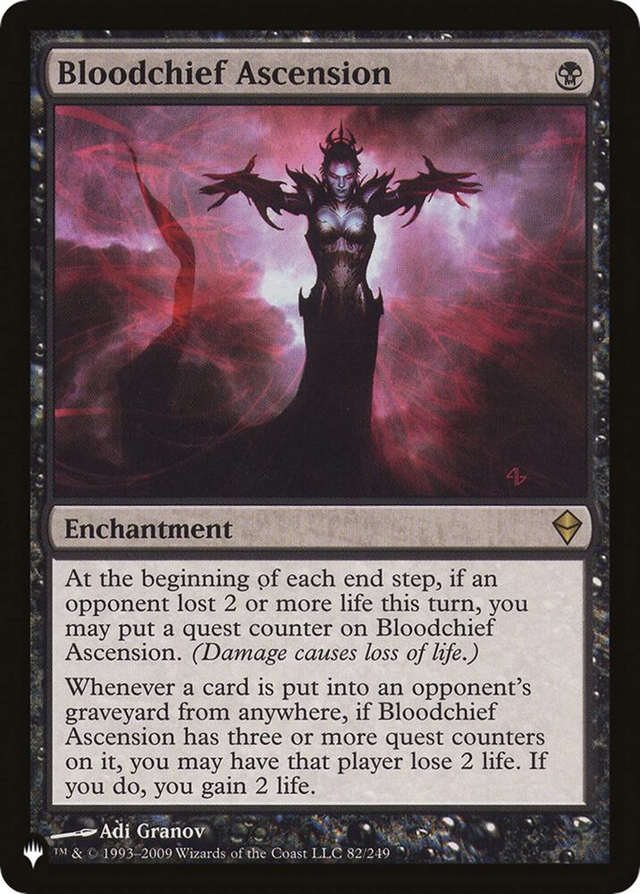 Bloodchief Ascension (82/249) [The List]