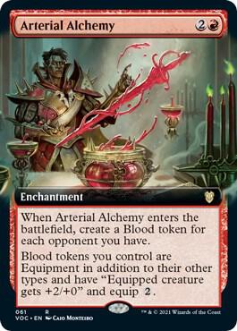 Arterial Alchemy (Extended Art) (61) [Crimson Vow Commander] [Extended Art]