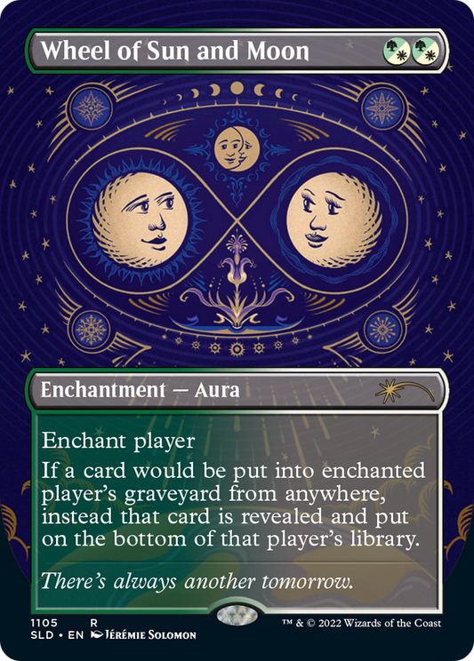 Wheel of Sun and Moon (SLD-1105) - Secret Lair Drop (Borderless) Foil