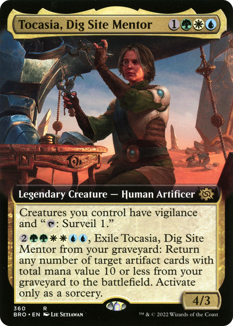 Tocasia, Dig Site Mentor (BRO-360) - The Brothers' War: (Extended Art)