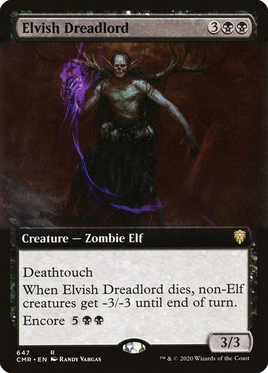 Elvish Dreadlord (Extended Art) (647) [Commander Legends] [Extended Art]