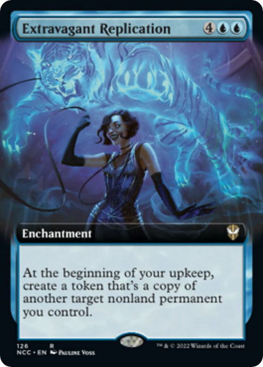 Extravagant Replication (Extended Art) (126) [New Capenna Commander] [Extended Art]