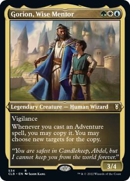 Gorion, Wise Mentor (Foil Etched) (534) [Commander Legends: Battle for Baldur's Gate]