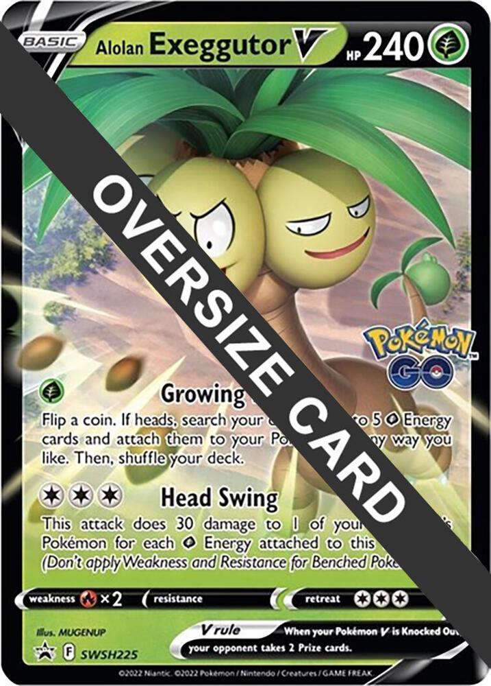 Alolan Exeggutor V - SWSH225 [Jumbo Cards]