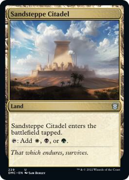 Sandsteppe Citadel (229) [Dominaria United Commander]