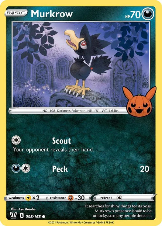 Murkrow (093/163) [Trick or Trade BOOster Bundle]