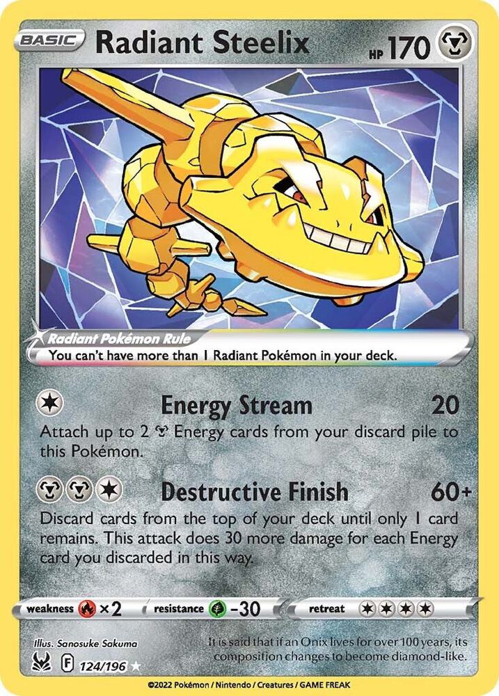 Radiant Steelix (124/196) [SWSH11 Lost Origin]