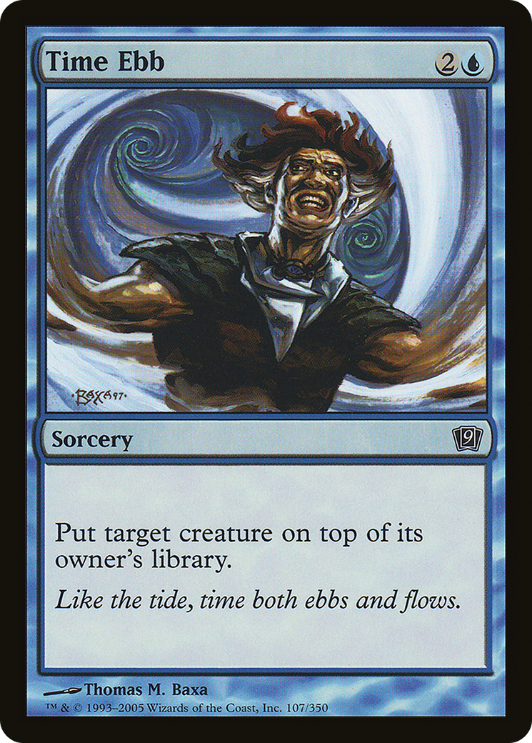 Time Ebb (9ED-107★) - Ninth Edition Foil