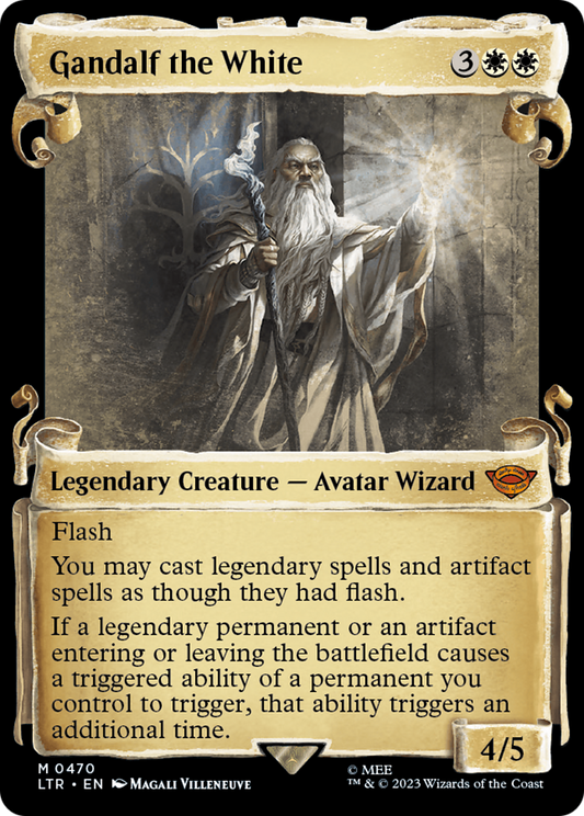 Gandalf the White (LTR-470) - The Lord of the Rings: Tales of Middle-earth: (Showcase) Foil