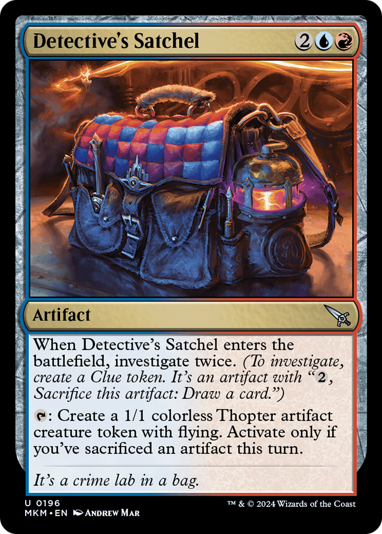 Detective's Satchel (MKM-196) - Murders at Karlov Manor Foil