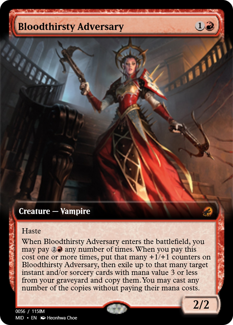 Bloodthirsty Adversary (PRM-93992) - Magic Online Promos
