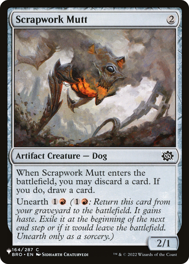 Scrapwork Mutt (LIST-BRO-164) - The List