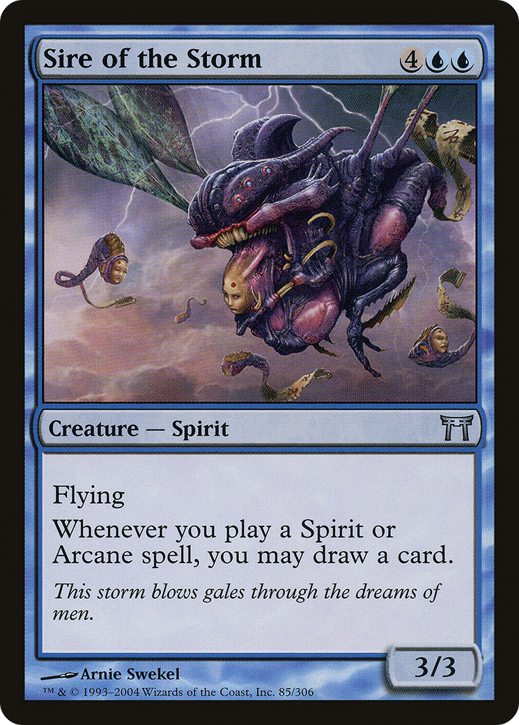 Sire of the Storm (CHK-085) - Champions of Kamigawa Foil