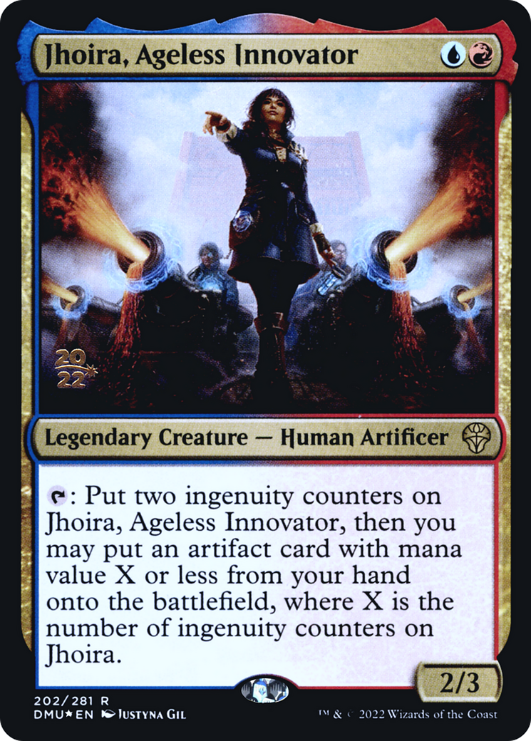 Jhoira, Ageless Innovator (PRE-202S) - Dominaria United Promos Foil