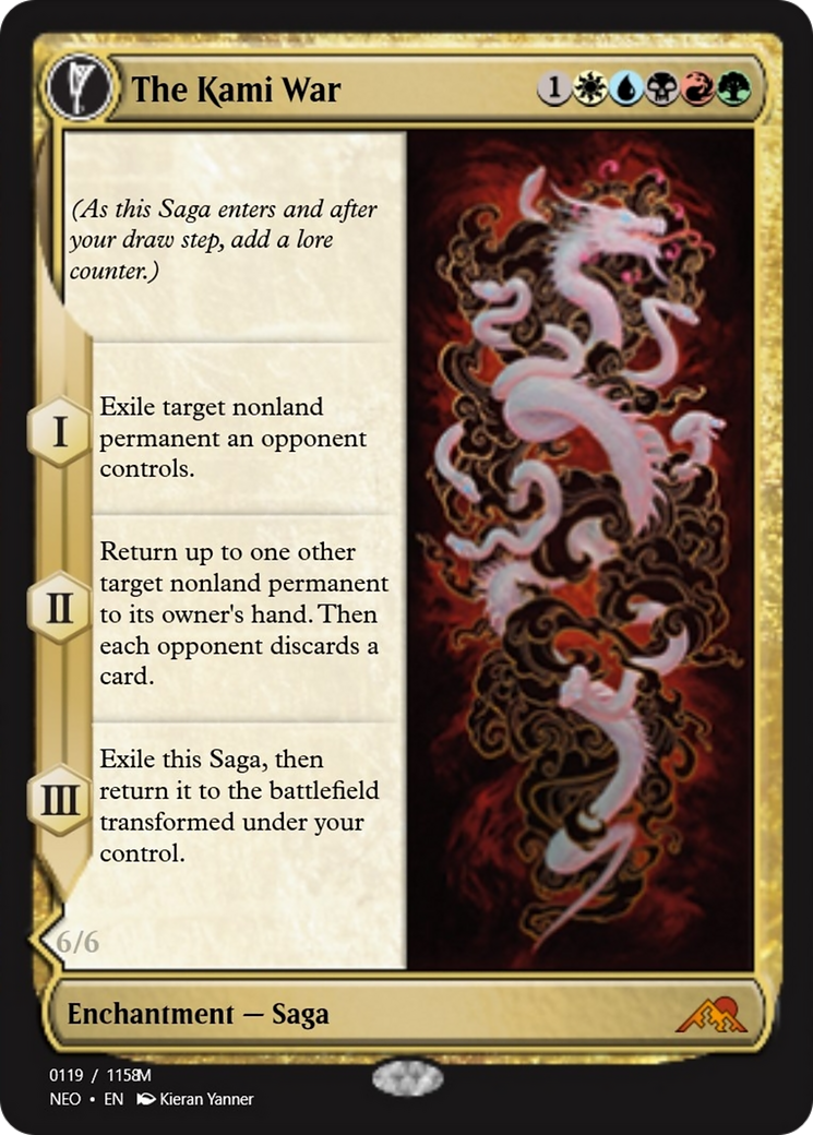 The Kami War // O-Kagachi Made Manifest (PRM-98101) - Magic Online Promos: (enchantment) Foil