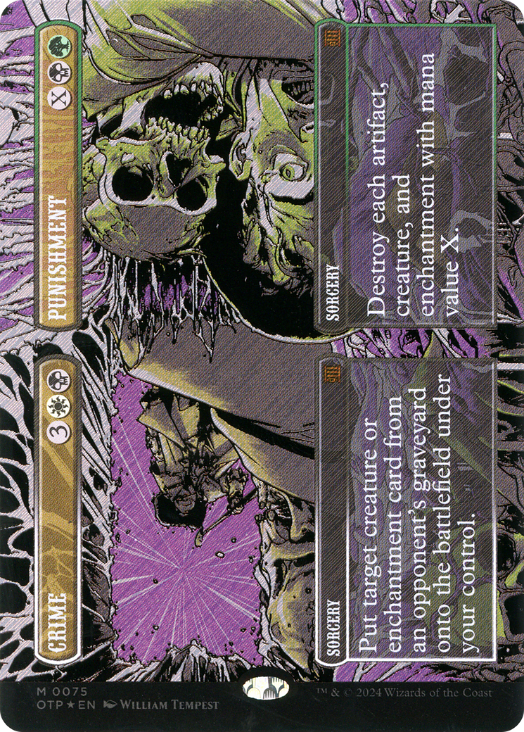 Crime // Punishment (OTP-075) - Breaking News (Borderless) Foil