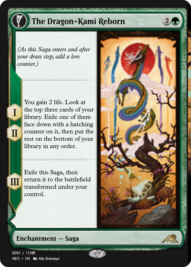 The Dragon-Kami Reborn // Dragon-Kami's Egg (PRM-98051) - Magic Online Promos: (enchantment) Foil