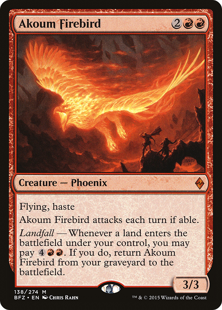Akoum Firebird (BFZ-138) - Battle for Zendikar