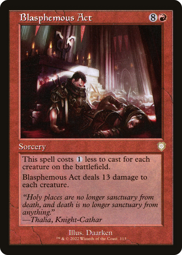 Blasphemous Act (BRC-113) - The Brothers' War Commander