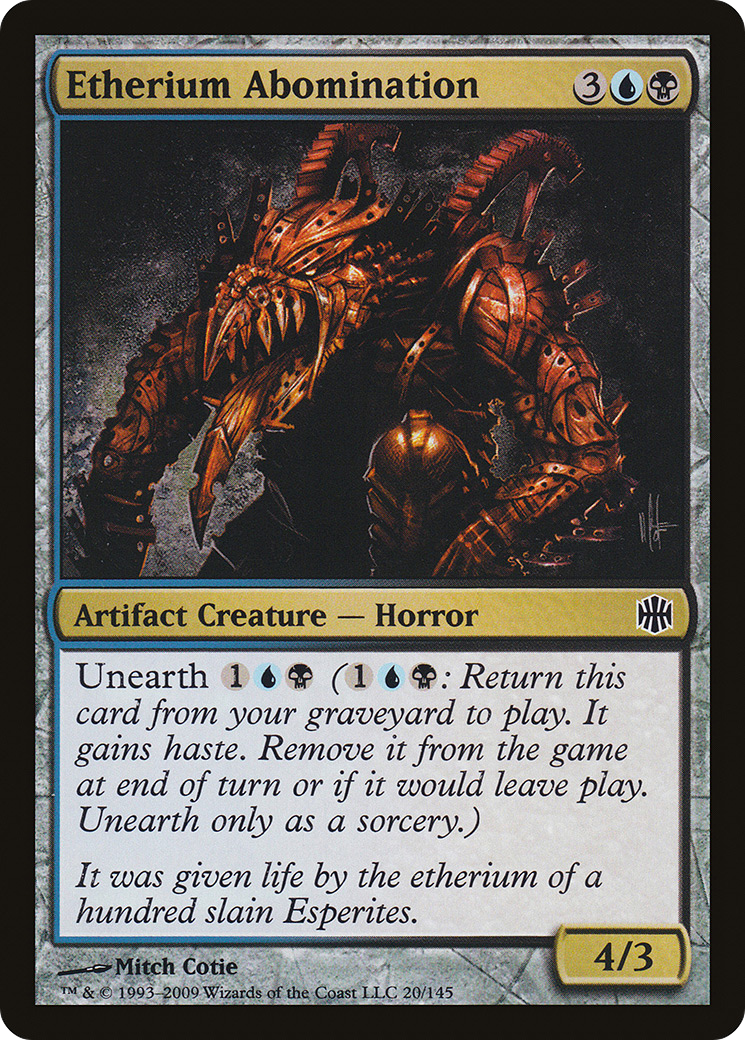 Etherium Abomination (ARB-020) - Alara Reborn