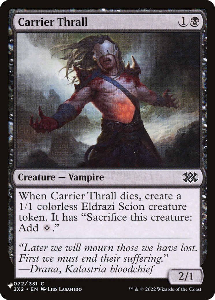 Carrier Thrall (LIST-072/024) - The List