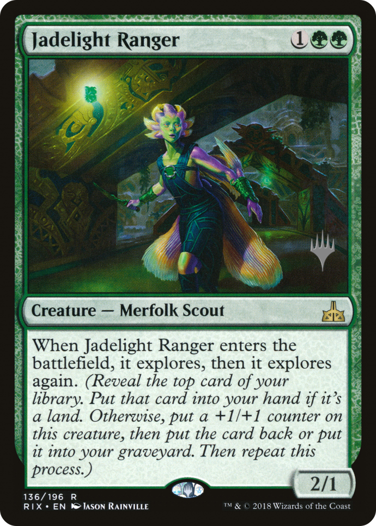 Jadelight Ranger (PPM20-136) - Rivals of Ixalan Promos Foil