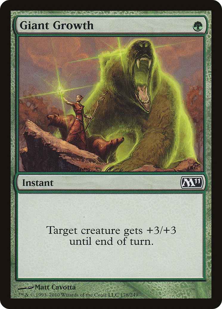 Giant Growth (M11-178) - Magic 2011