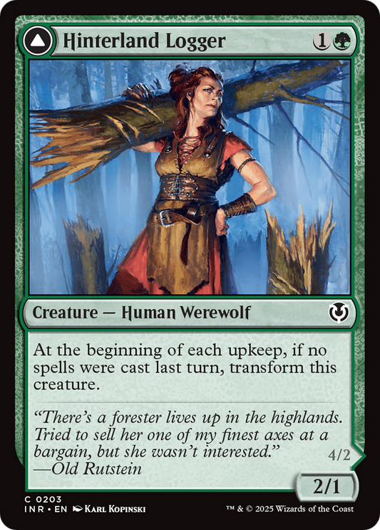 Hinterland Logger // Timber Shredder (INR-203) - Innistrad Remastered