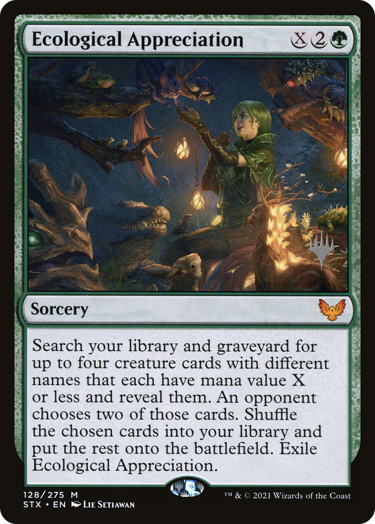 Ecological Appreciation (PPSTX-128) - Strixhaven: School of Mages Promos Foil