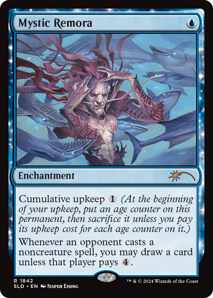 Mystic Remora (SLD-1842) - Secret Lair Drop: (enchantment)