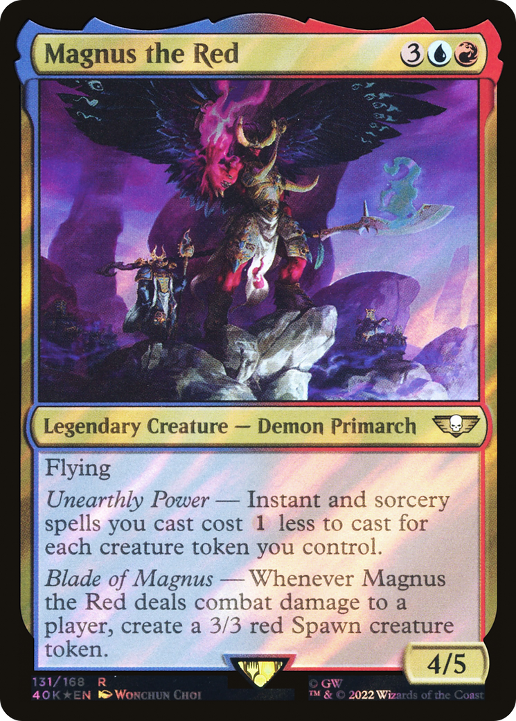 Magnus the Red (40K-131) - Warhammer 40,000 Commander Foil