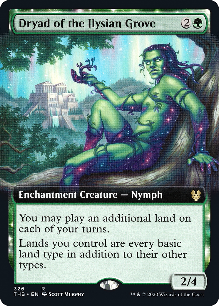 Dryad of the Ilysian Grove (THB-326) - Theros Beyond Death: (Extended Art, enchantment) Foil