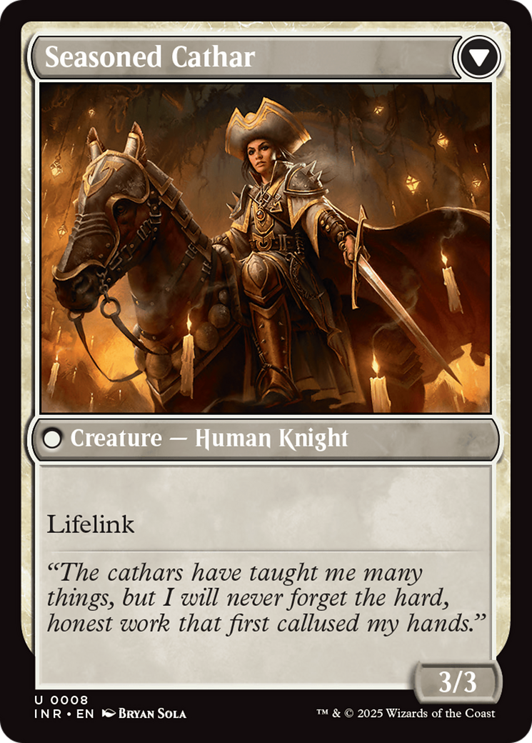 Ambitious Farmhand // Seasoned Cathar (INR-008) - Innistrad Remastered Foil