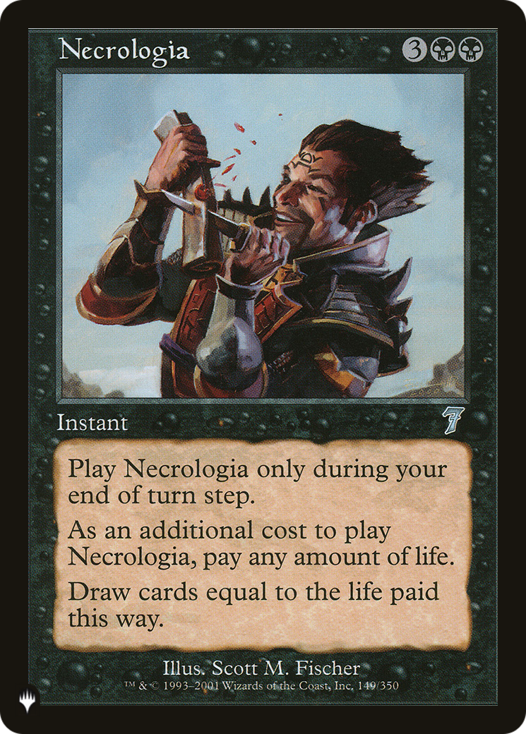 Necrologia (LIST-7ED-149) - The List