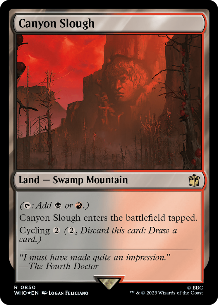 Canyon Slough (WHO-850) - Doctor Who Foil