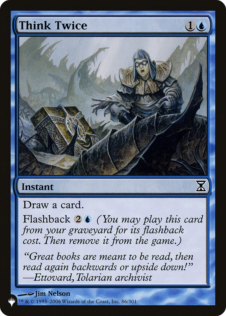 Think Twice (LIST-86/301) - The List