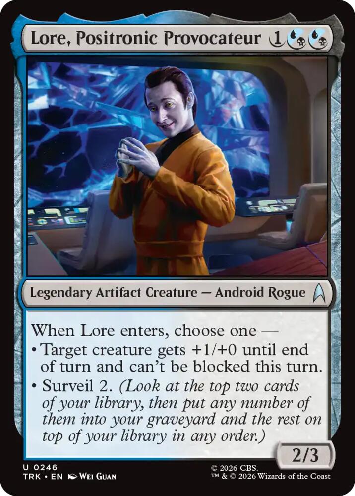 Lore, Positronic Provocateur (246) [Star Trek]