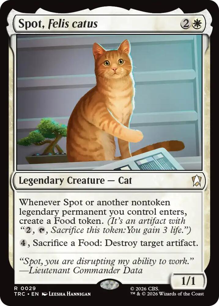Spot, Felis catus (Surge Foil) (29) [Star Trek Commander]