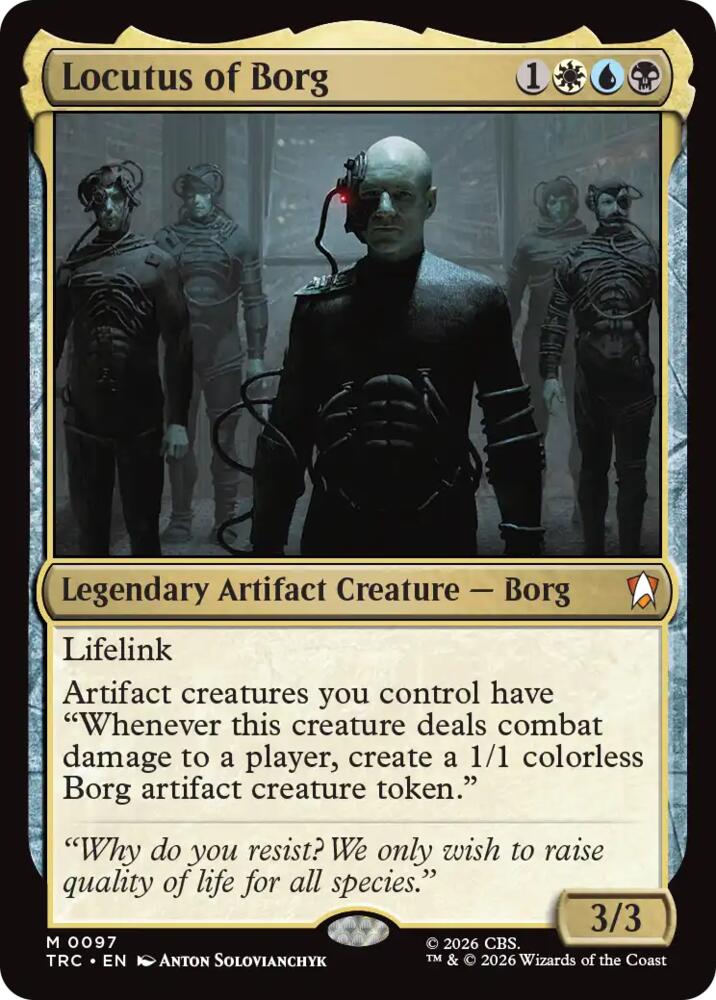 Locutus of Borg (Surge Foil) (97) [Star Trek Commander]