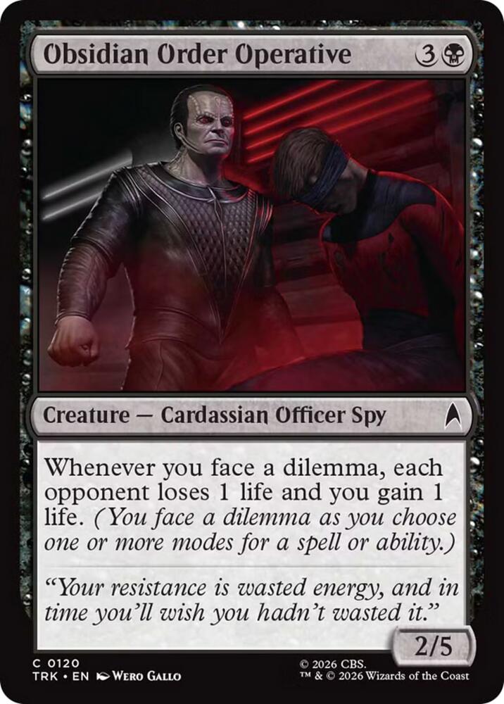 Obsidian Order Operative (120) [Star Trek]