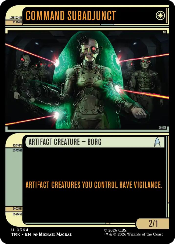 Command Subadjunct (Showcase) (364) [Star Trek]