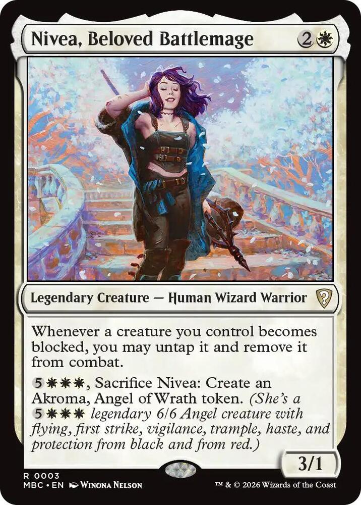 Nivea, Beloved Battlemage (3) [Mystery Booster Commander Edition]