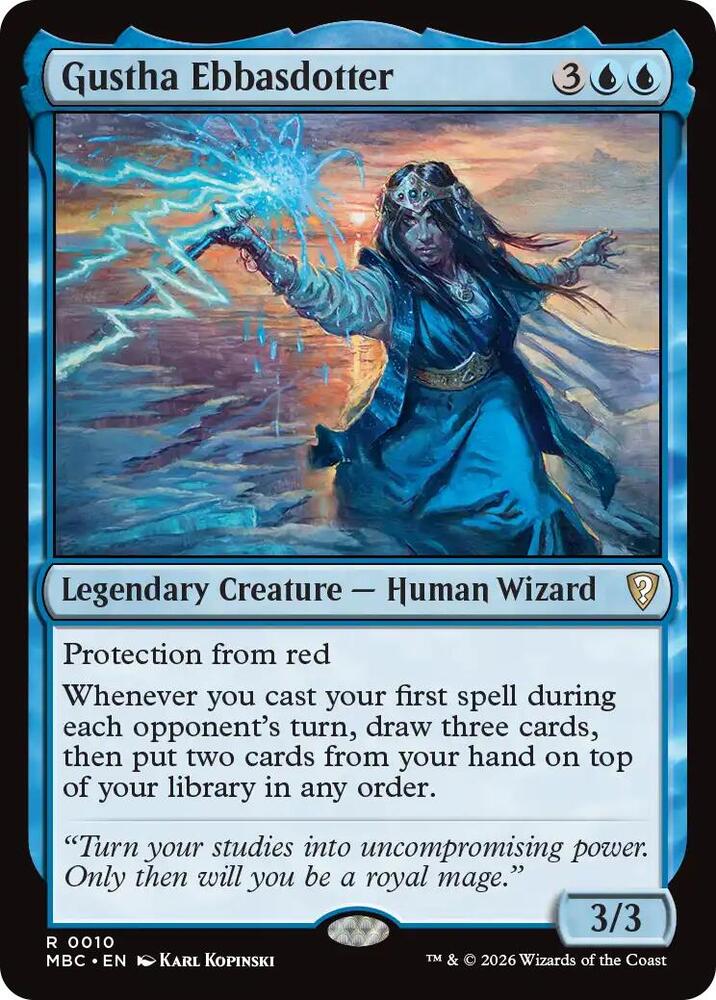 Gustha Ebbasdotter (10) [Mystery Booster Commander Edition]