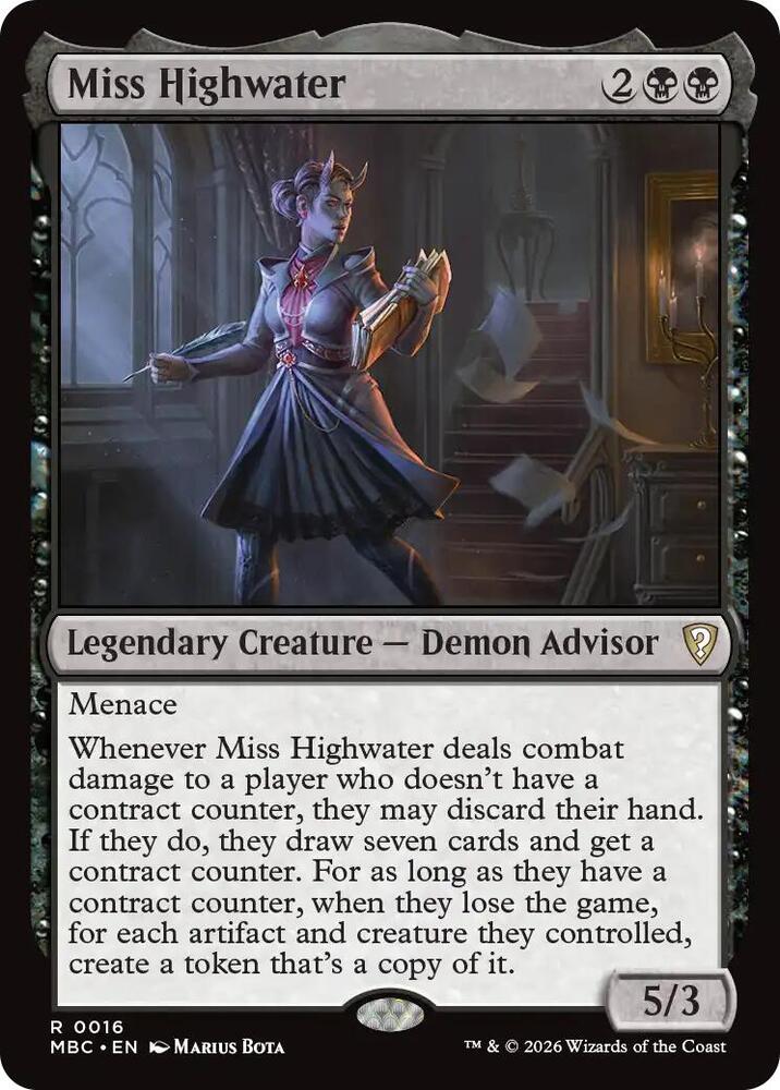 Miss Highwater (16) [Mystery Booster Commander Edition]